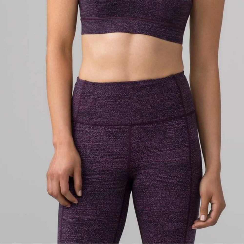 Rare Lululemon Fast & Free 7/8 Tight II Nulux 25